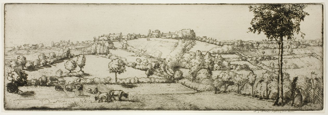 Paysage, Bretagne - Donald Shaw MacLaughlan