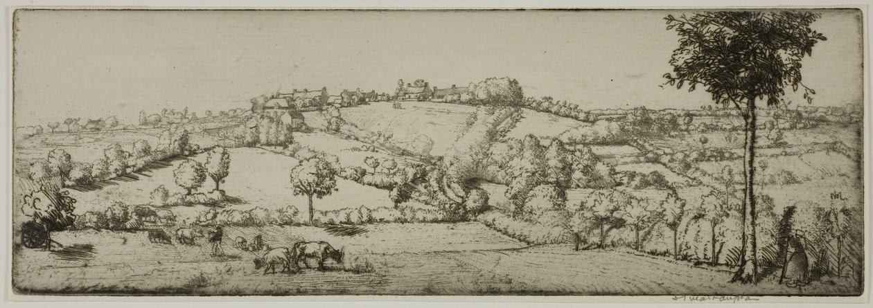 Paysage, Bretagne - Donald Shaw MacLaughlan
