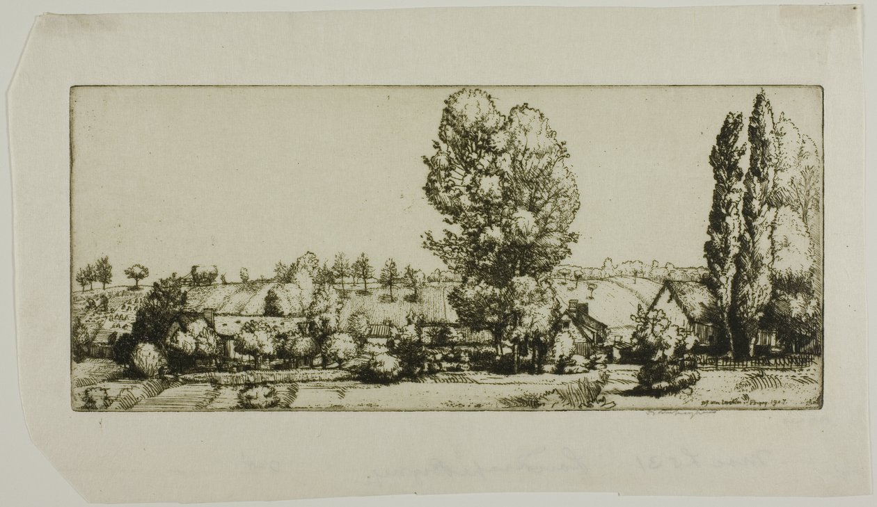 Paysage, Poigny - Donald Shaw MacLaughlan