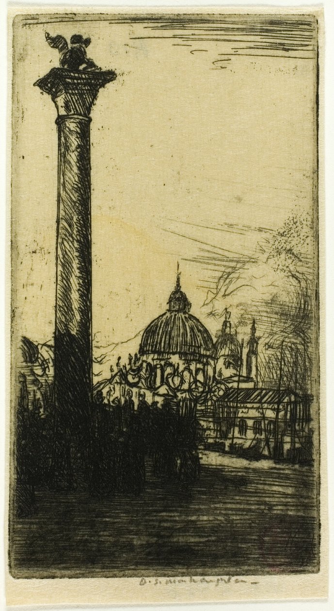 Colonne du Lion, Venise - Donald Shaw MacLaughlan