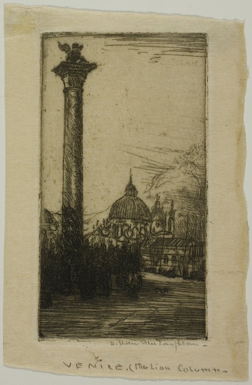 Colonne du lion, Venise - Donald Shaw MacLaughlan