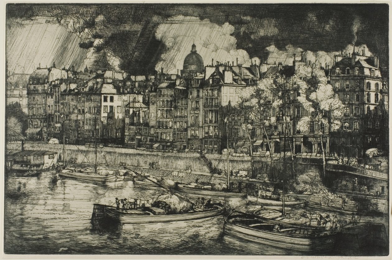 Quai des Grands Augustins, Paris - Donald Shaw MacLaughlan
