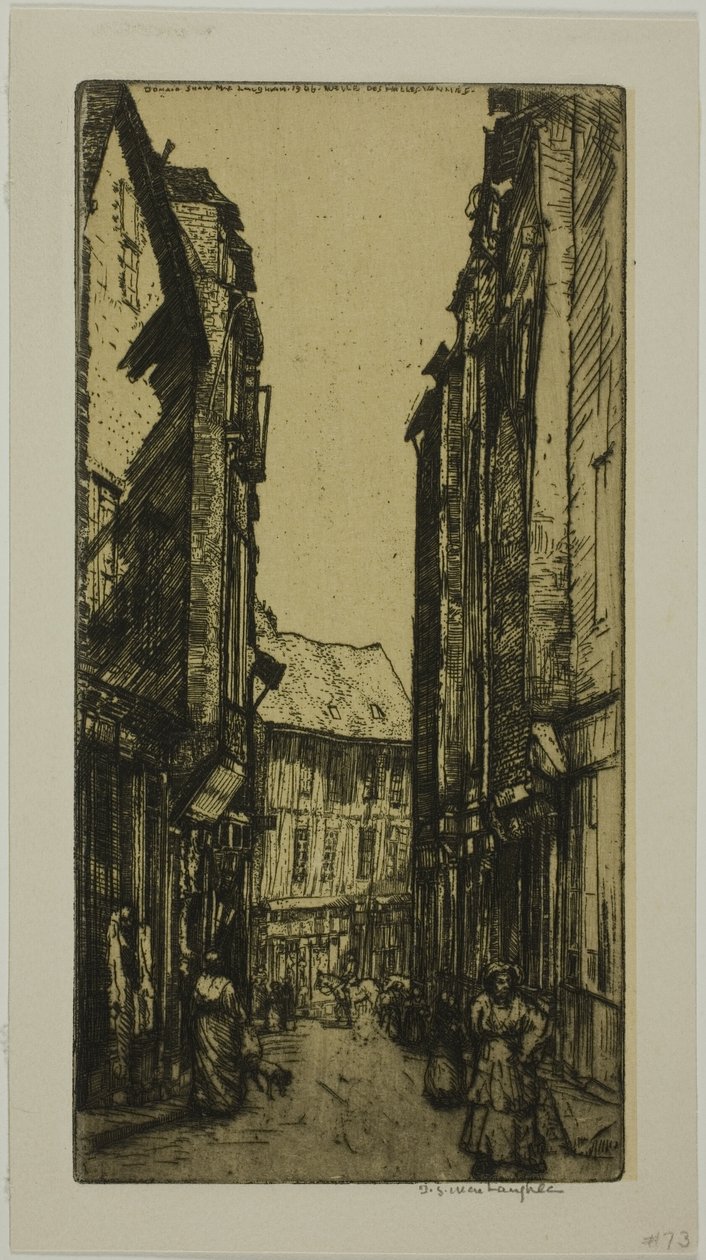 Rue des Halles, Vannes, Bretagne - Donald Shaw MacLaughlan