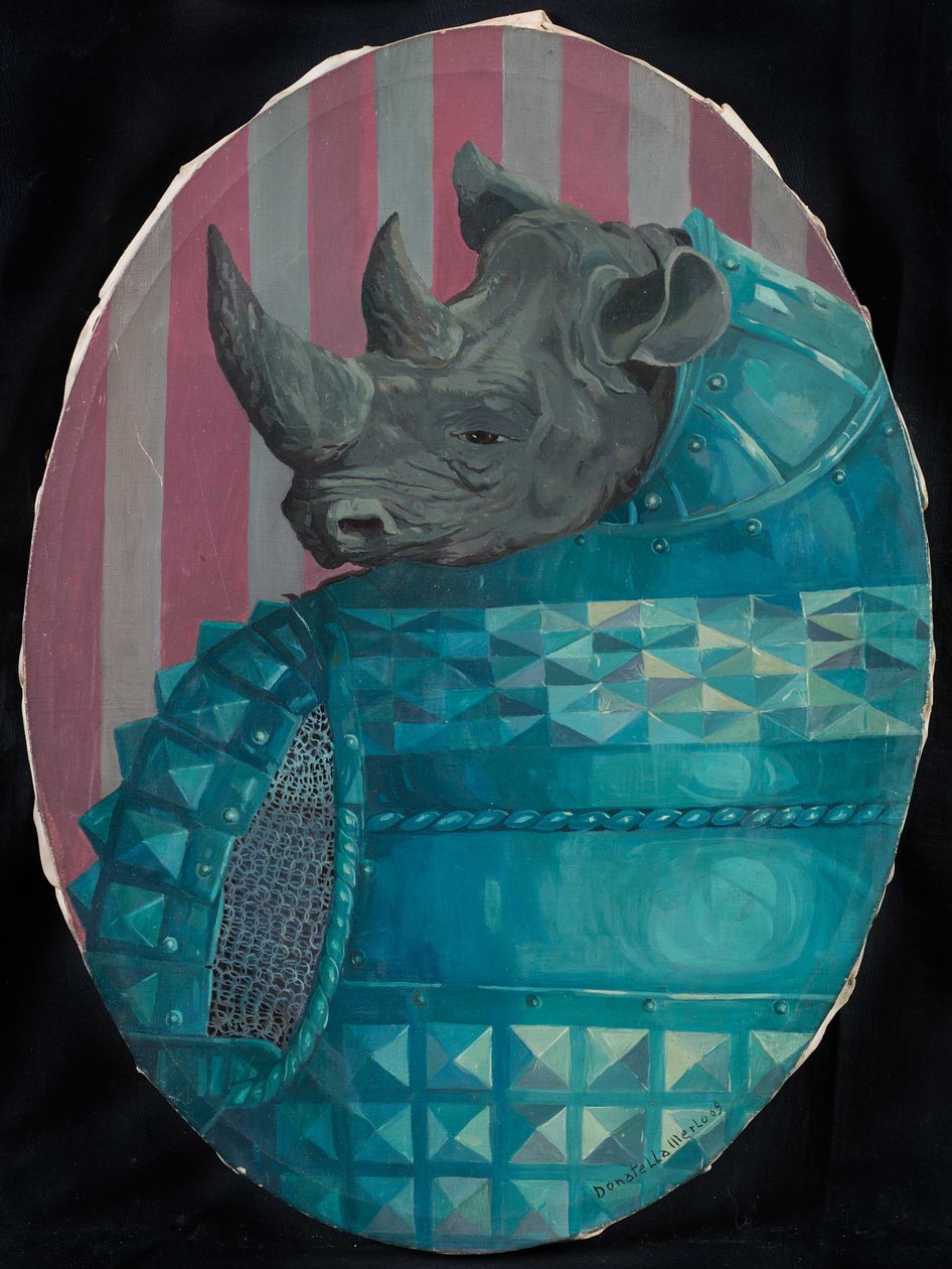 Le rhinocéros, inspiré par Dürer - Donatella Merlo