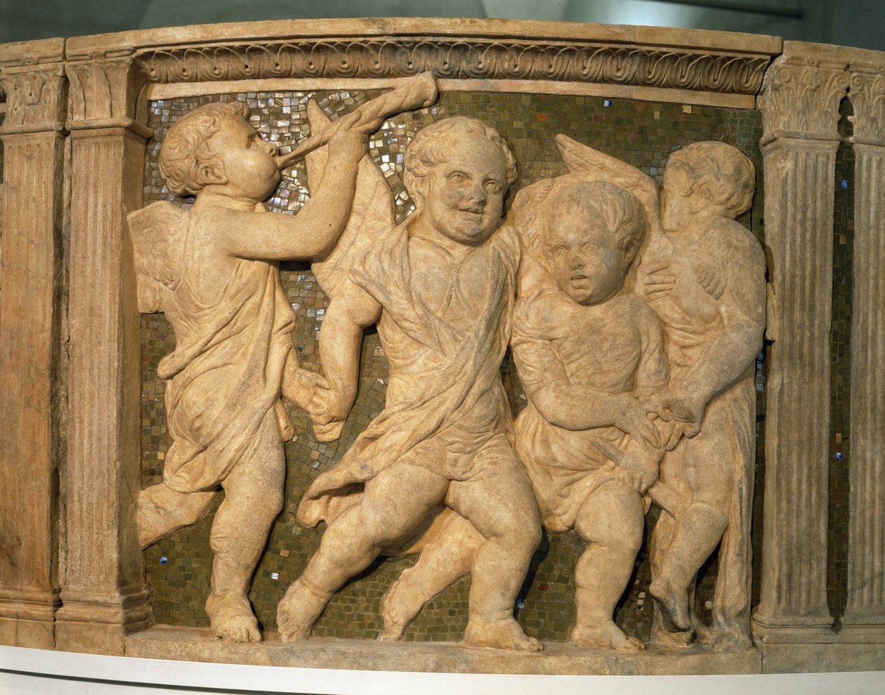 Pergamo del Duomo : Anges musiciens - Donatello