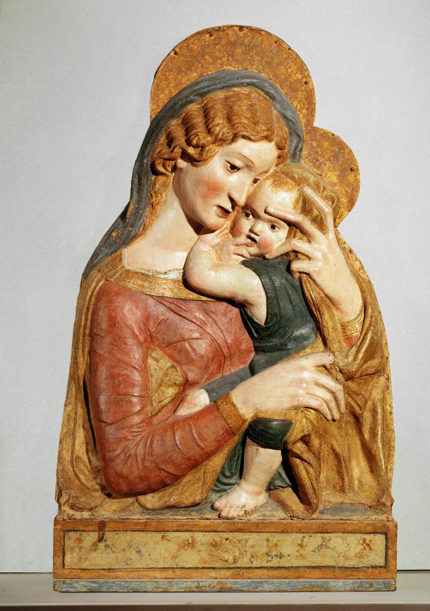 Vierge et enfant Jésus ... - Donatello