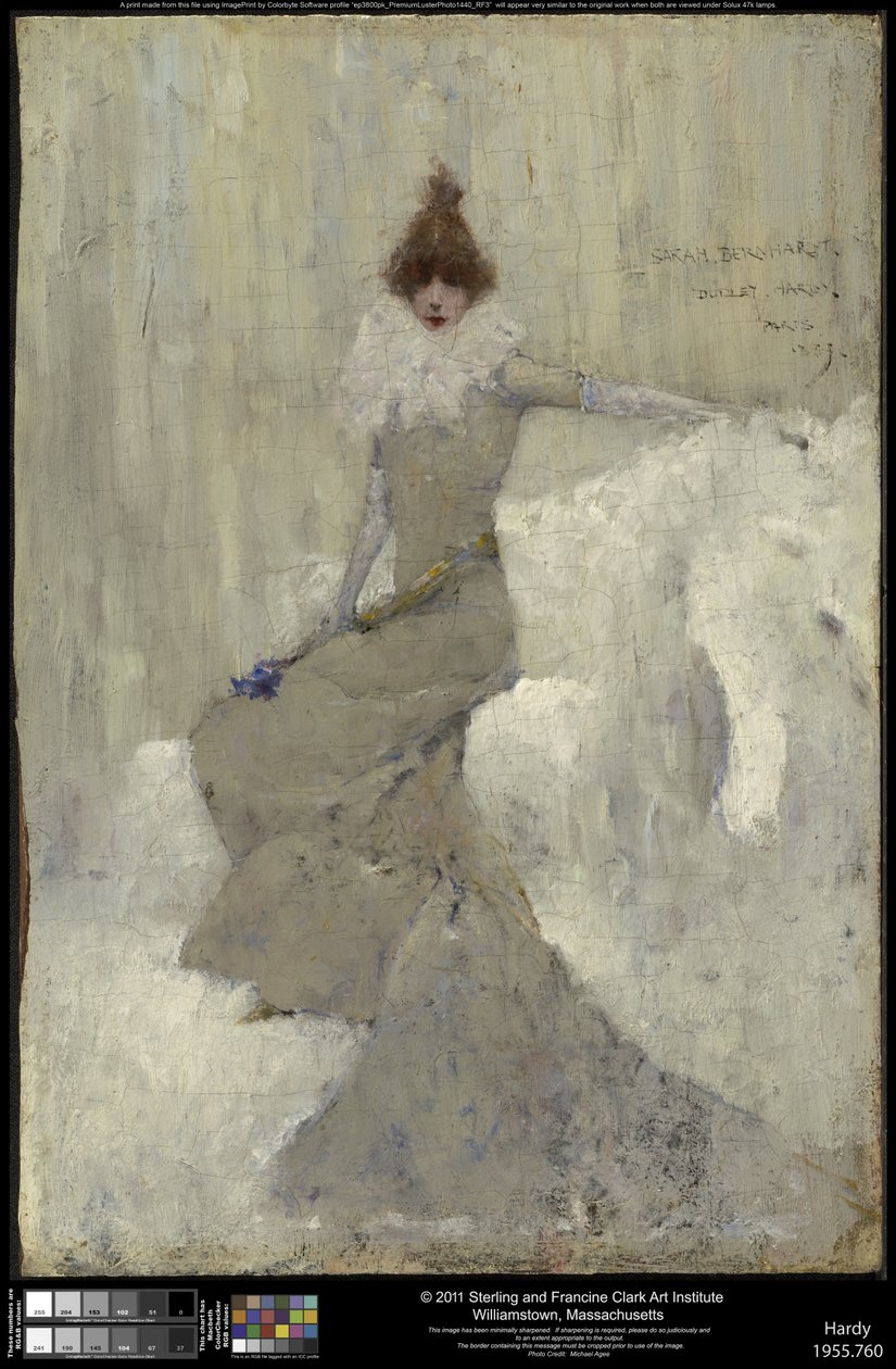 Sarah Bernhardt, 1889 - Dudley Hardy