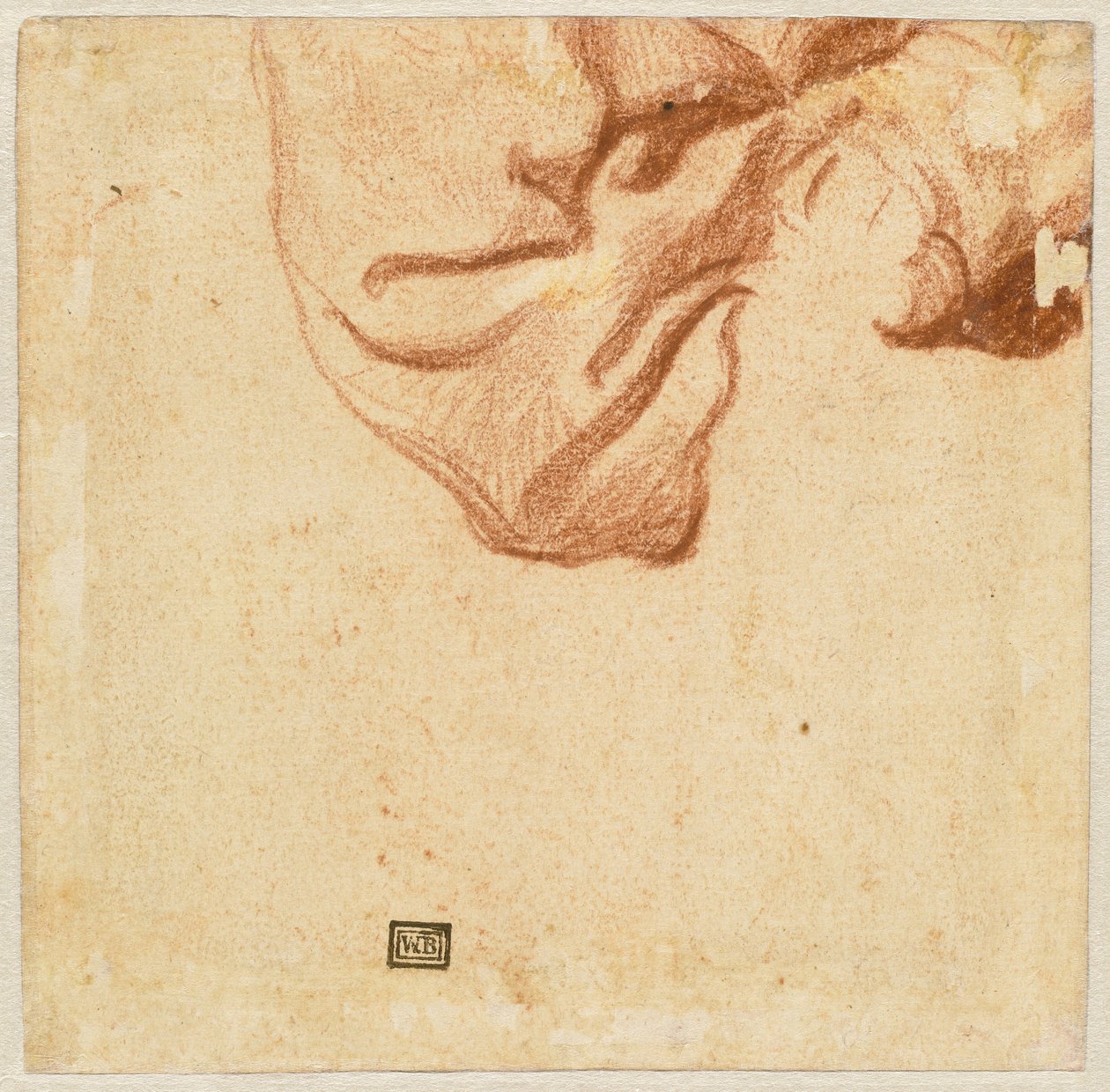 Étude de draperie (verso) - Dutch 17th Century
