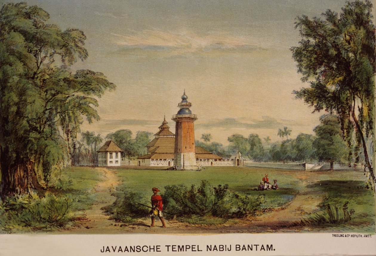 Mosquée de Banten, Java, Indonésie - Dutch School
