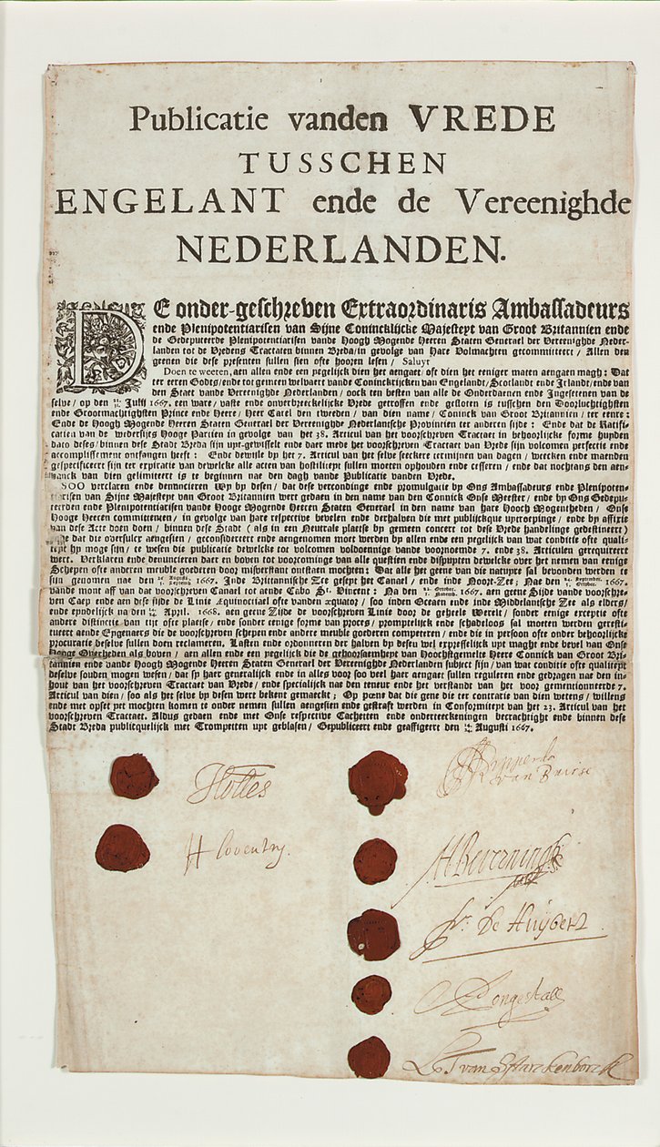 Traité de Breda - Dutch School
