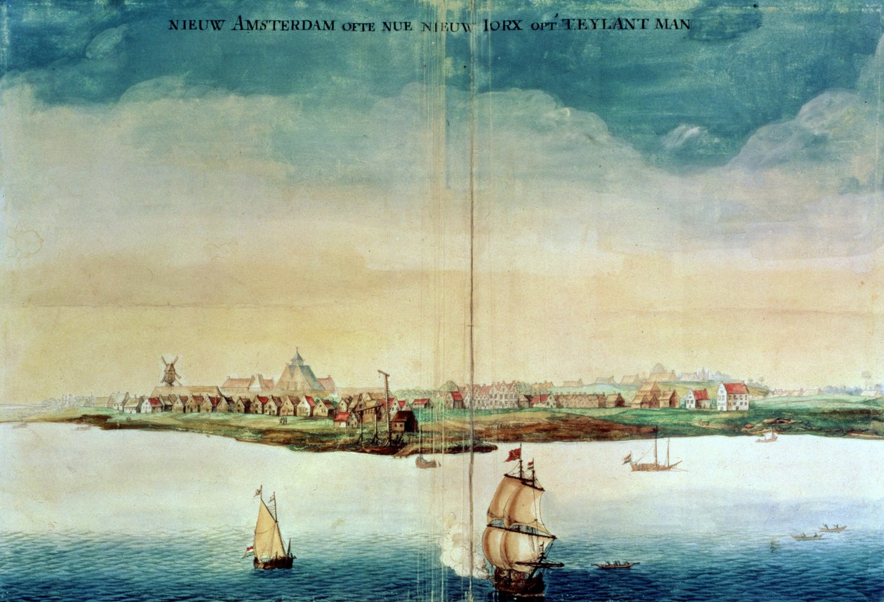 Vue de New Amsterdam, 1650-3 - Dutch School