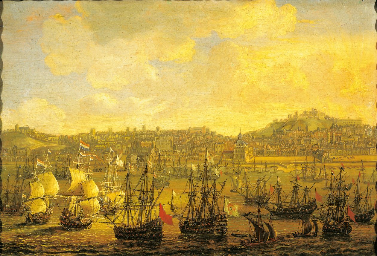 Vue de la ville de Lisbonne - Dutch School