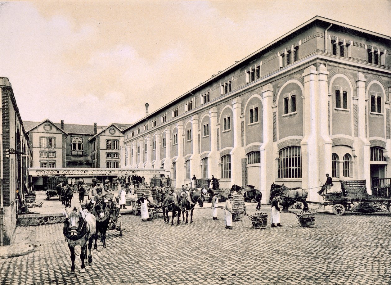 Chariots pour transporter le Champagne, de 