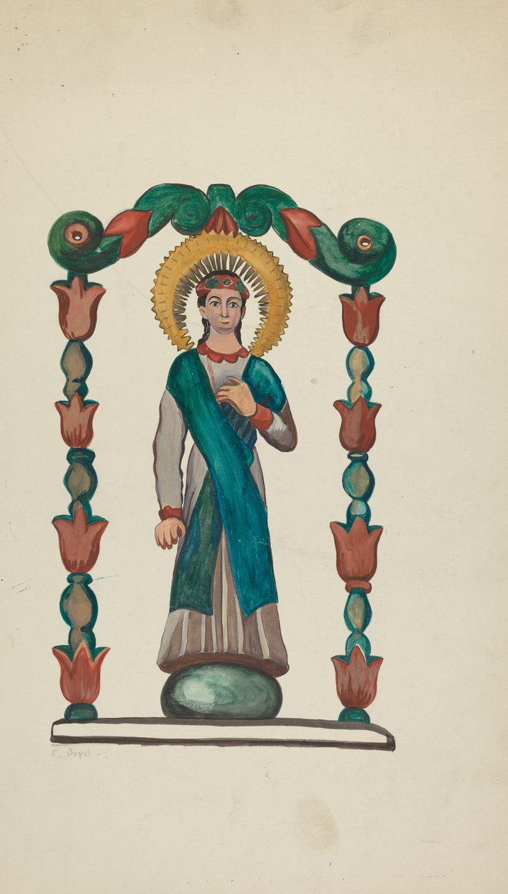 Bulto-Figure de Saint, 1935-1942 - E. Boyd