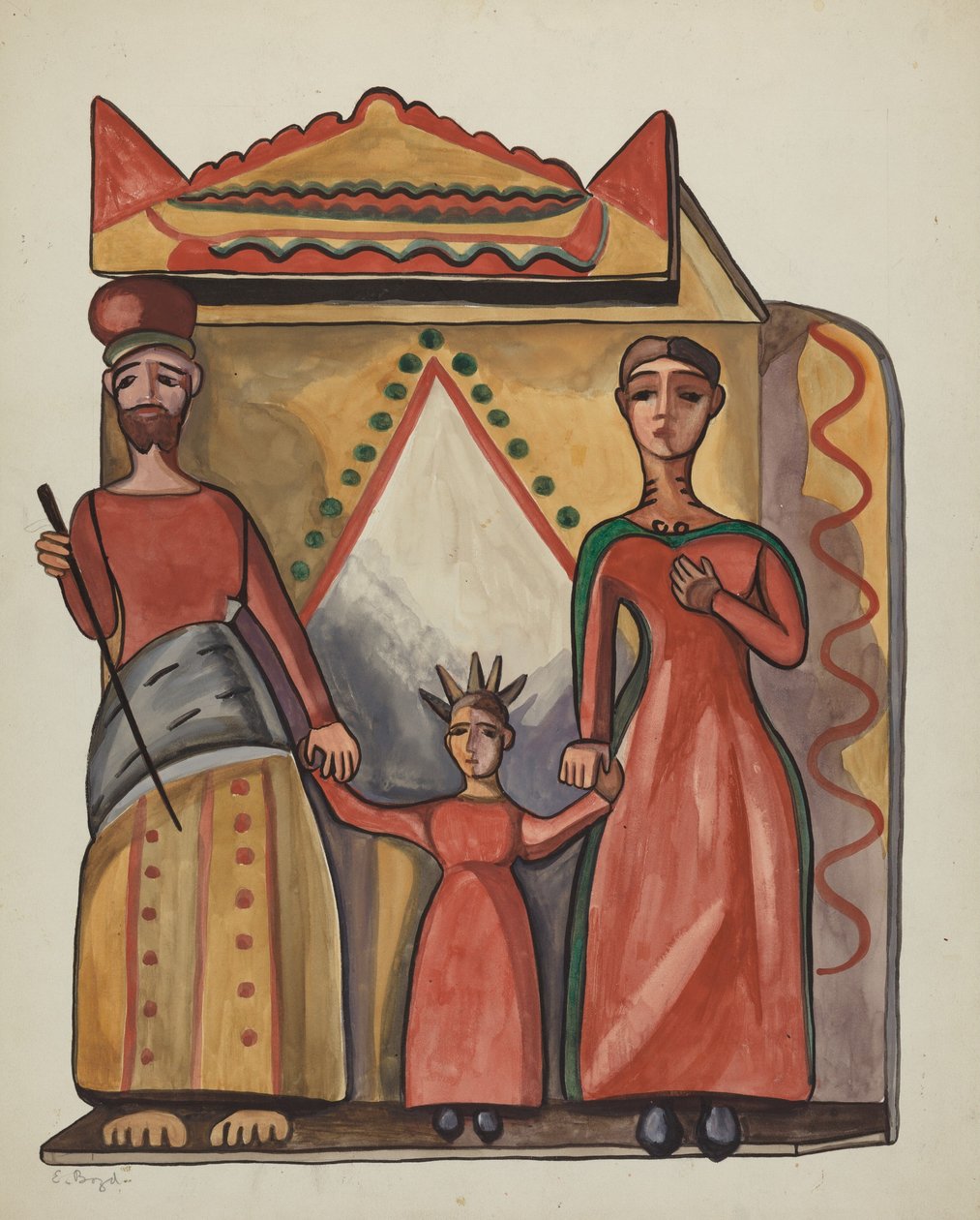 Bulto - Sainte Famille - E. Boyd