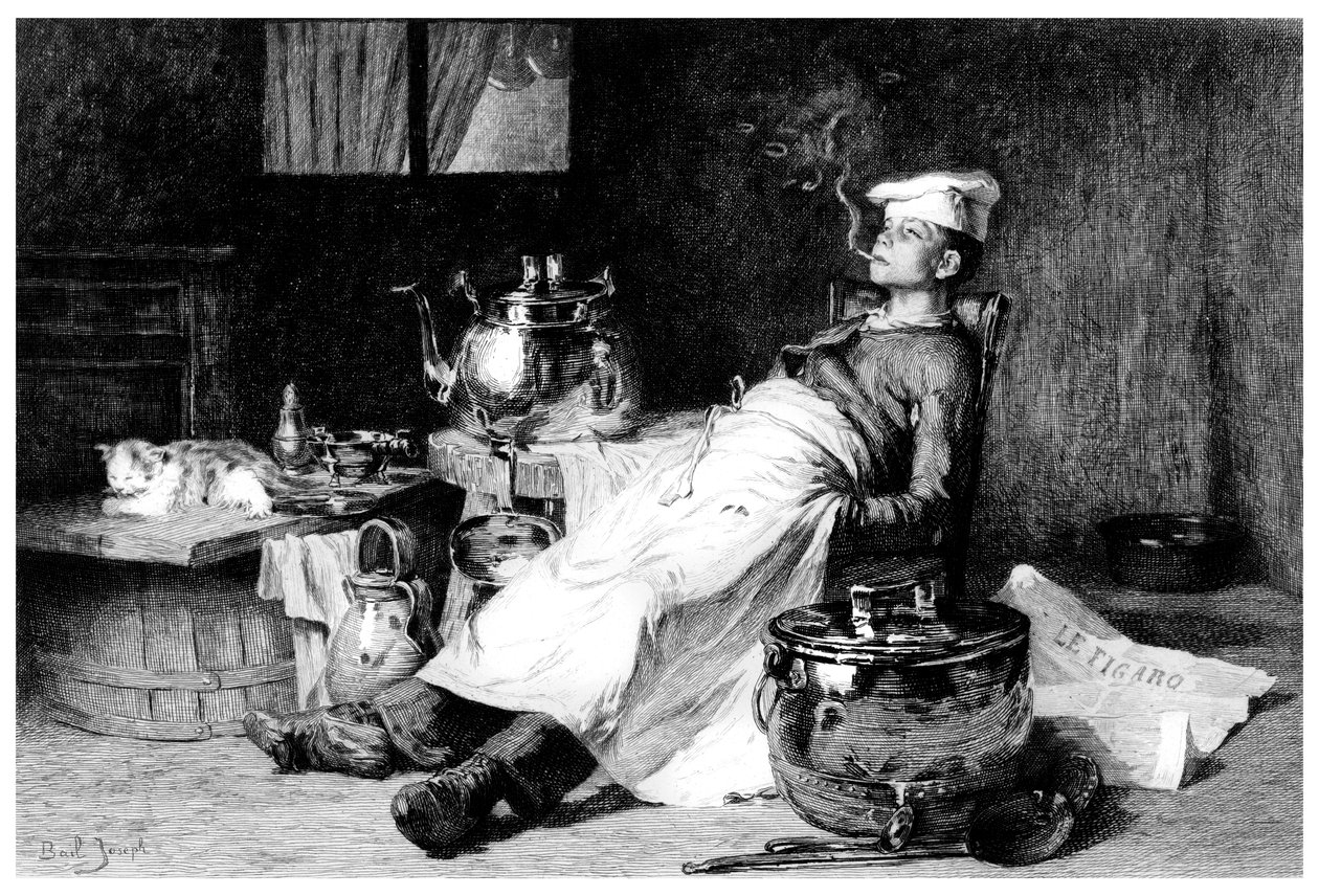 Après le travail de la journée - E Decizy