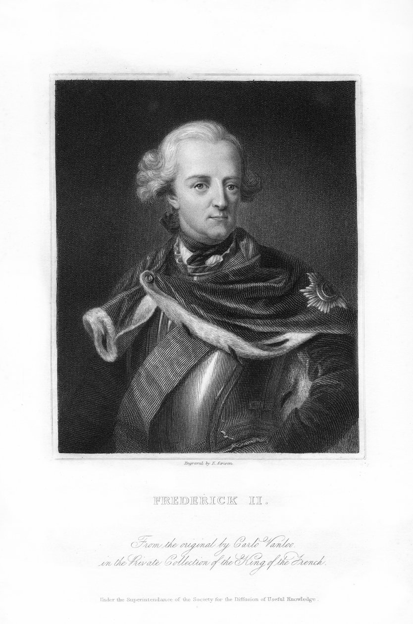 Frédéric le Grand, roi de Prusse, 1836 - E. Scriven