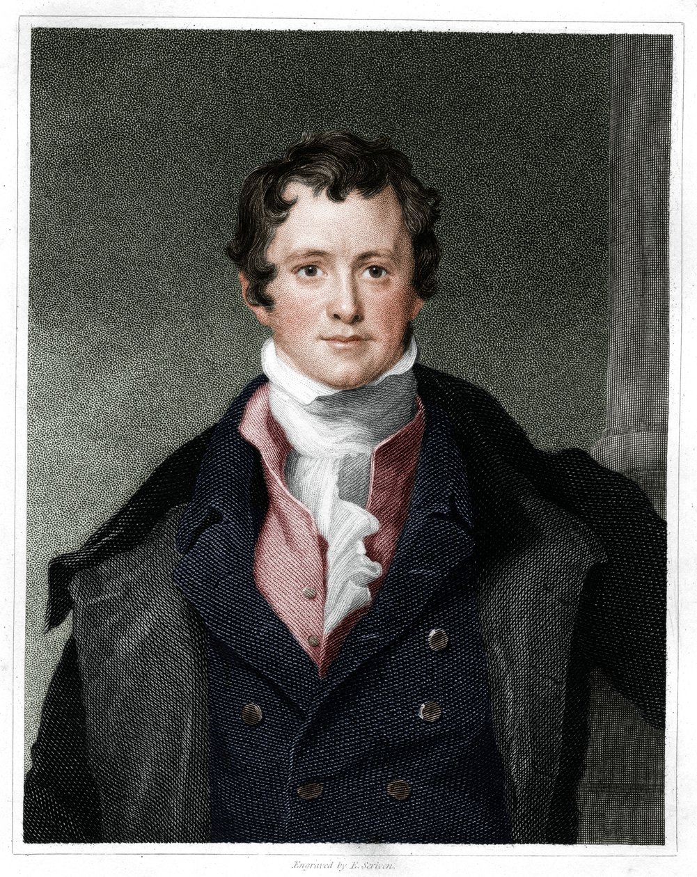 Humphry Davy, chimiste anglais, 1833 - E. Scriven