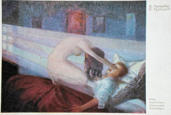 Le Cauchemar, vers 1910 - E. Turbacky
