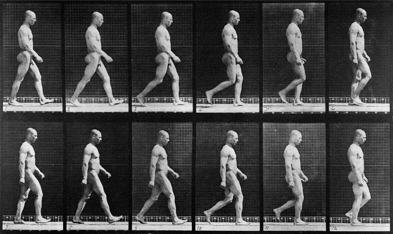 Homme marchant, de 