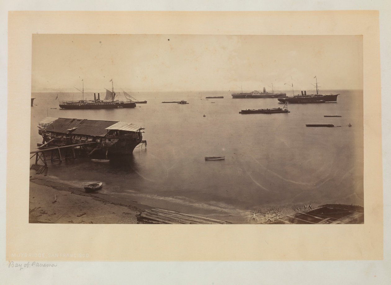 Baie de Panama - Eadweard Muybridge