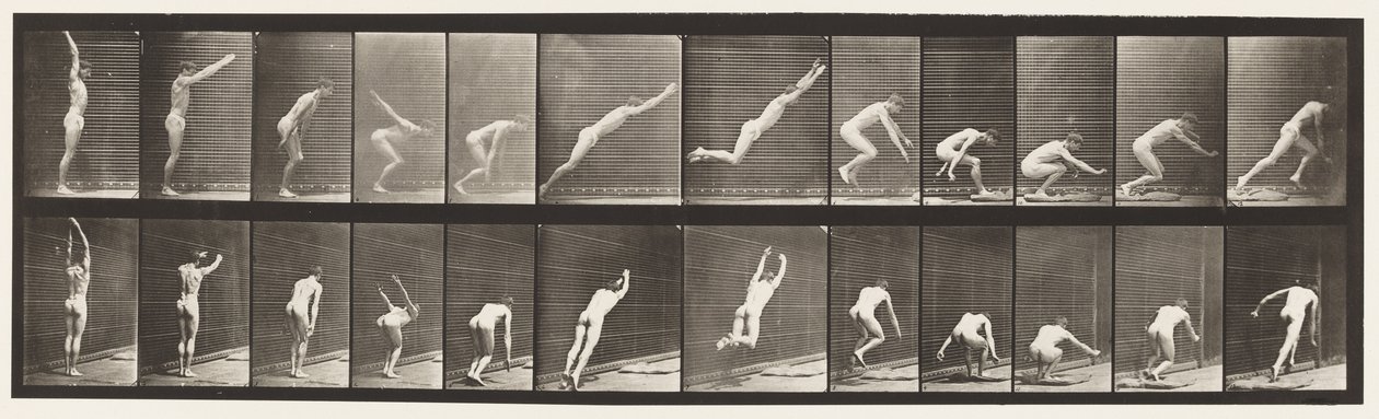 Planche 162. Saut; Saut en longueur - Eadweard Muybridge
