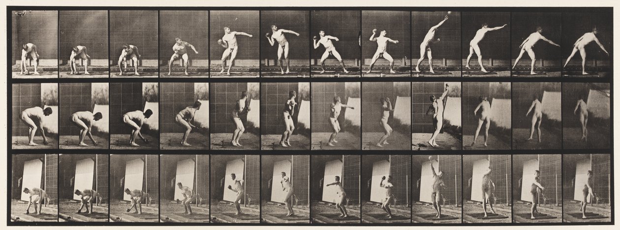 Lancer le Poids, 1885 - Eadweard Muybridge
