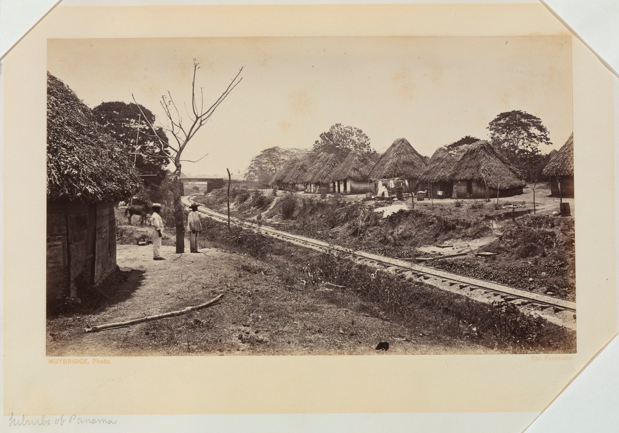 Banlieue de Panama - Eadweard Muybridge