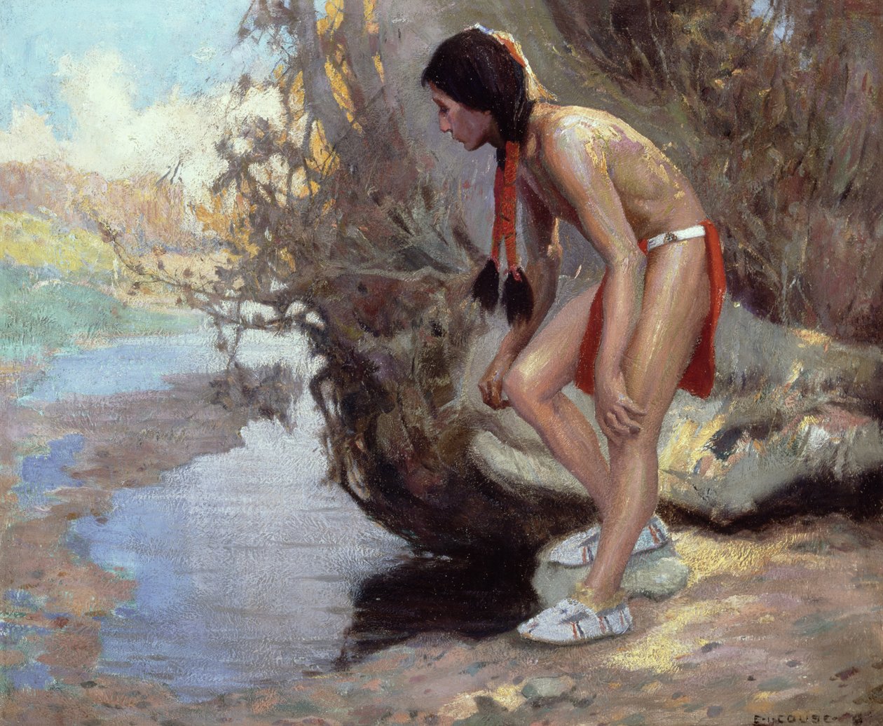 En embuscade, 1915-16 - Eanger Irving Couse
