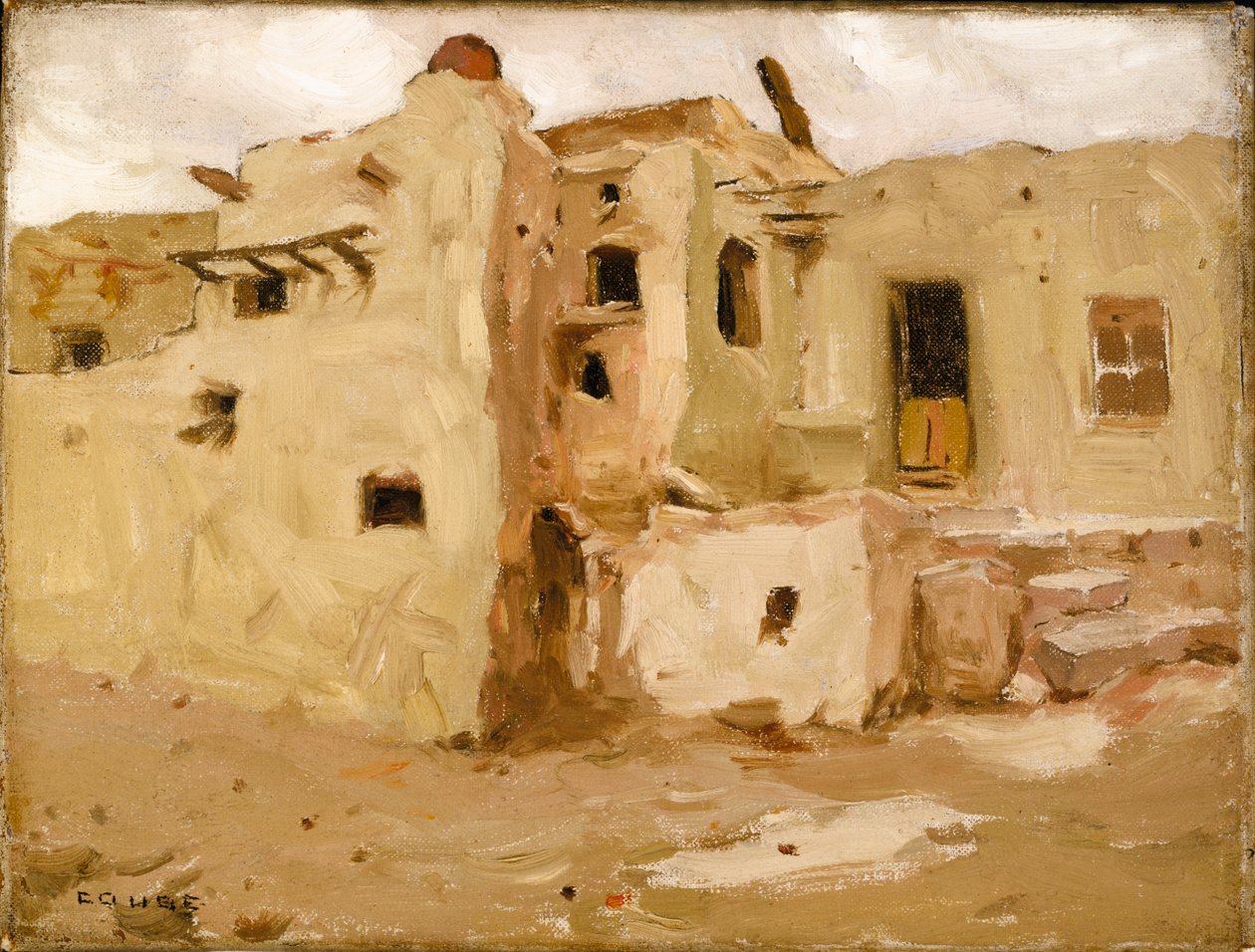 Walpi Pueblo, 1903 - Eanger Irving Couse