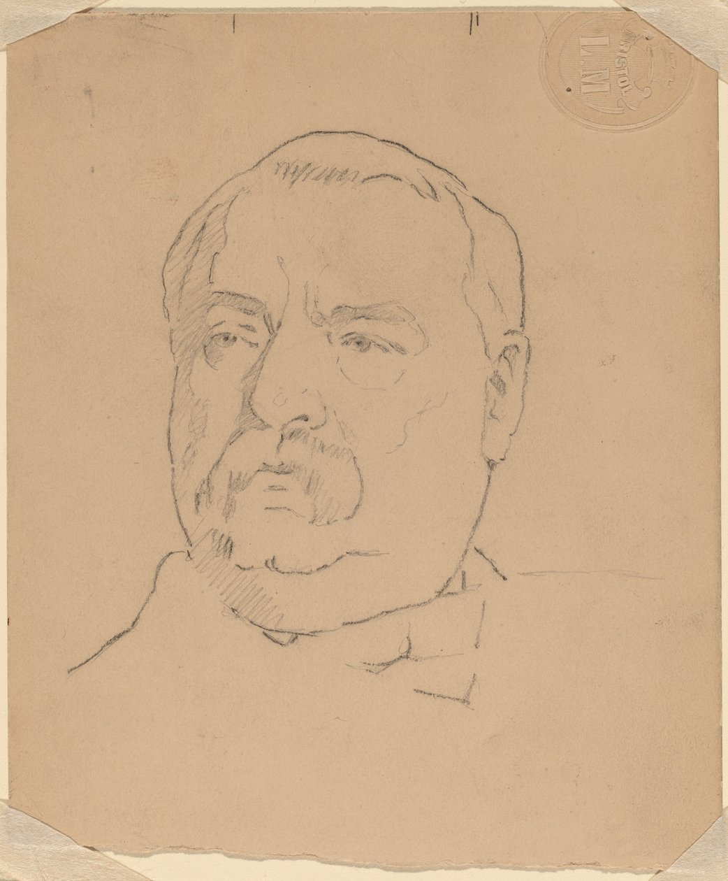 Grover Cleveland [recto] - Eastman Johnson