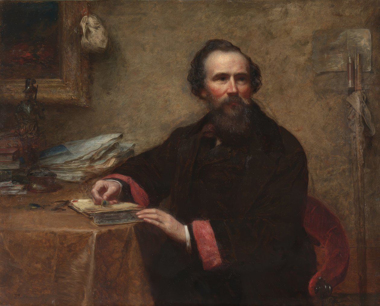 Portrait de Genio C. Scott - Eastman Johnson