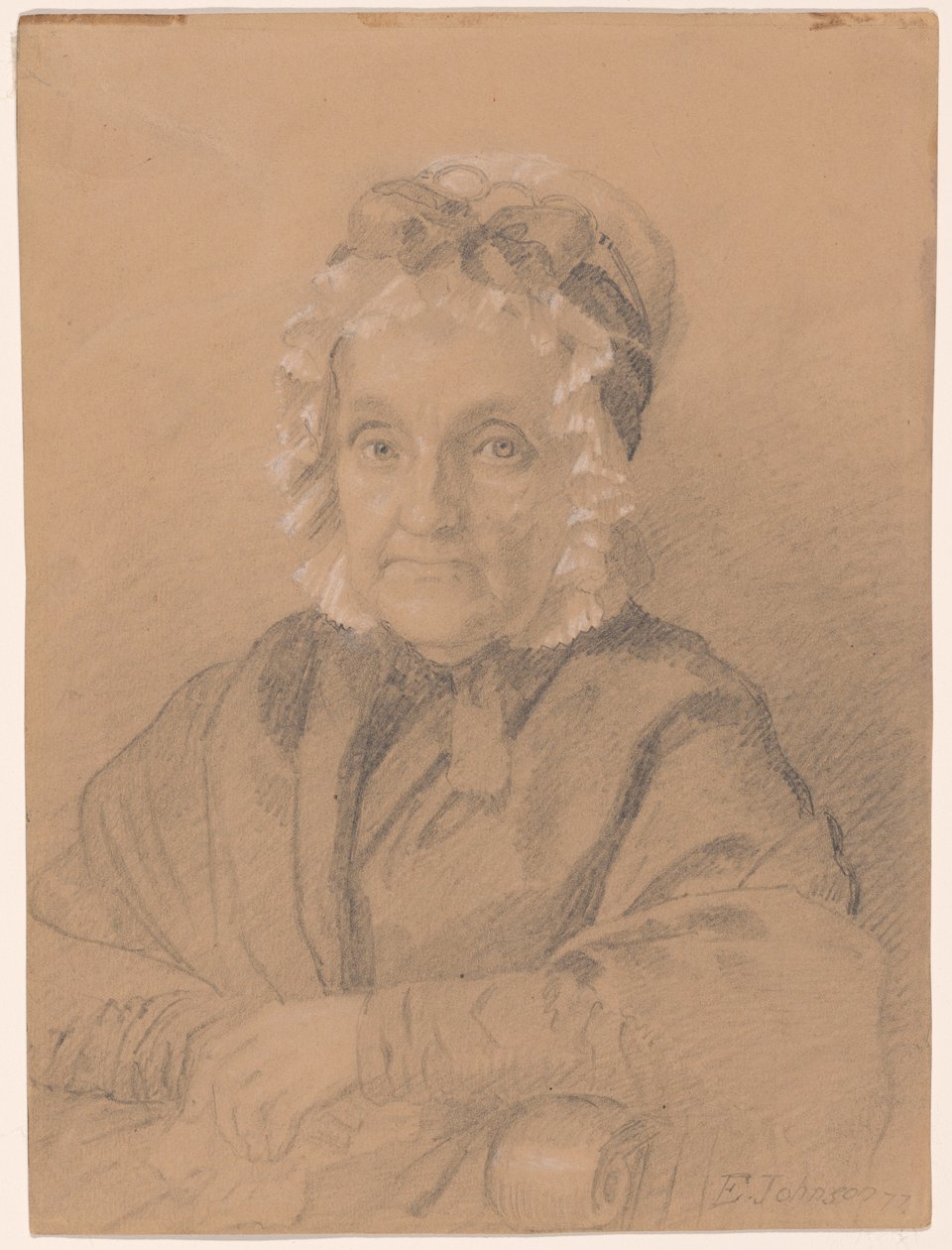 Portrait de Mme Jeremiah Chandler - Eastman Johnson
