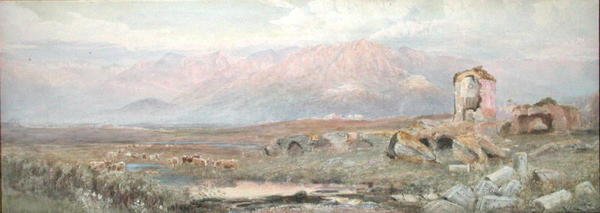 La Campagne, près de Rome - Ebenezer Wake Cook