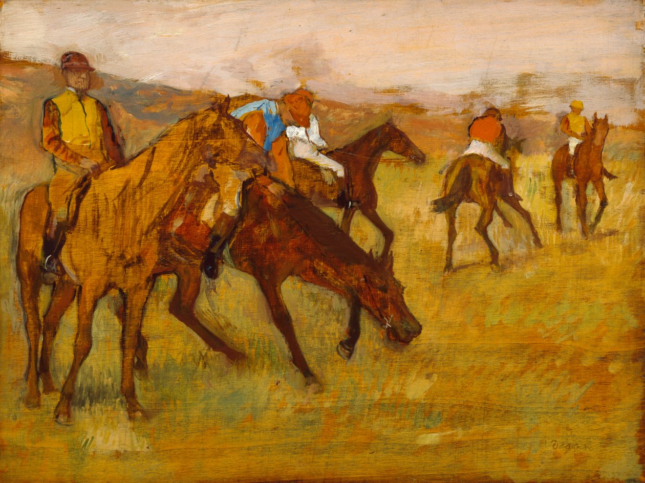 Avant la course - Edgar Degas
