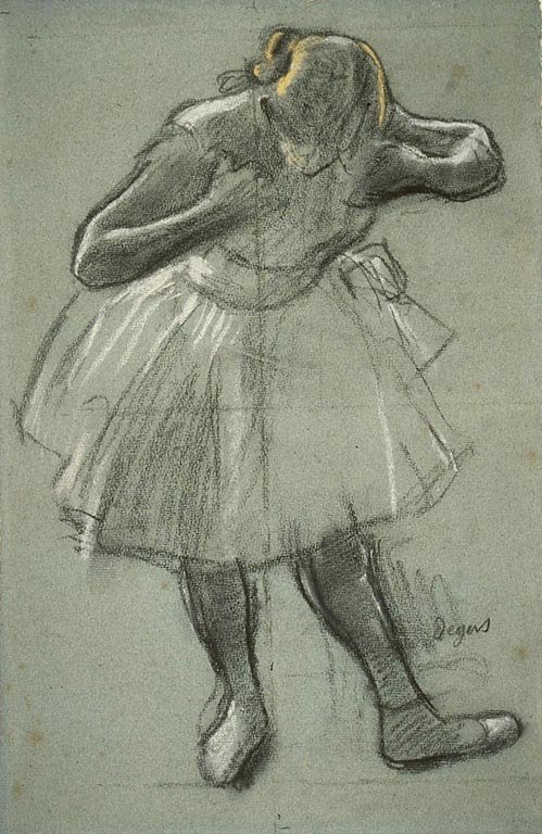 Danseuse se penchant en avant - Edgar Degas