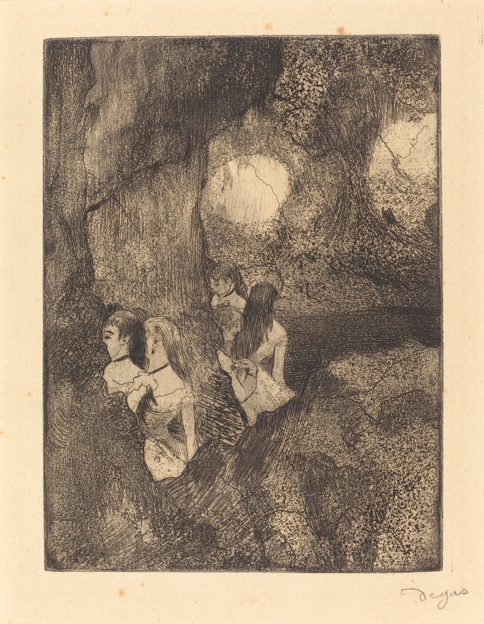 Danseuses dans la coulisse - Edgar Degas
