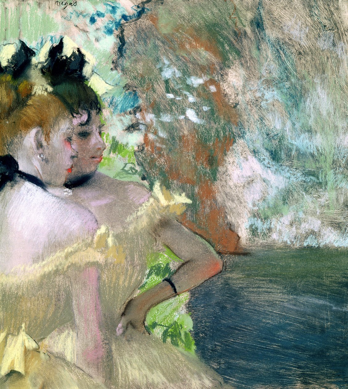 Danseurs dans les coulisses - Edgar Degas