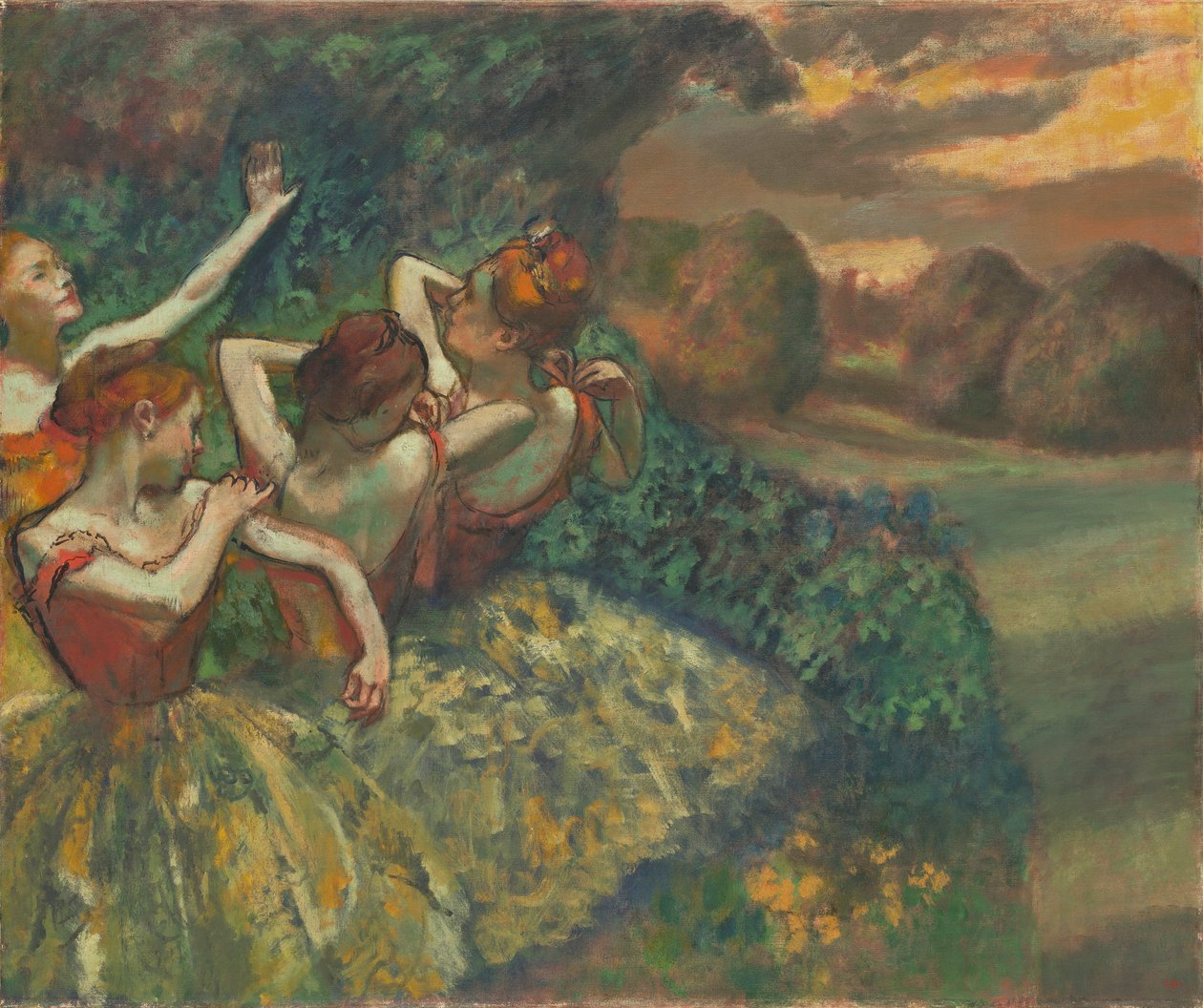 Quatre danseuses, c.1899 - Edgar Degas