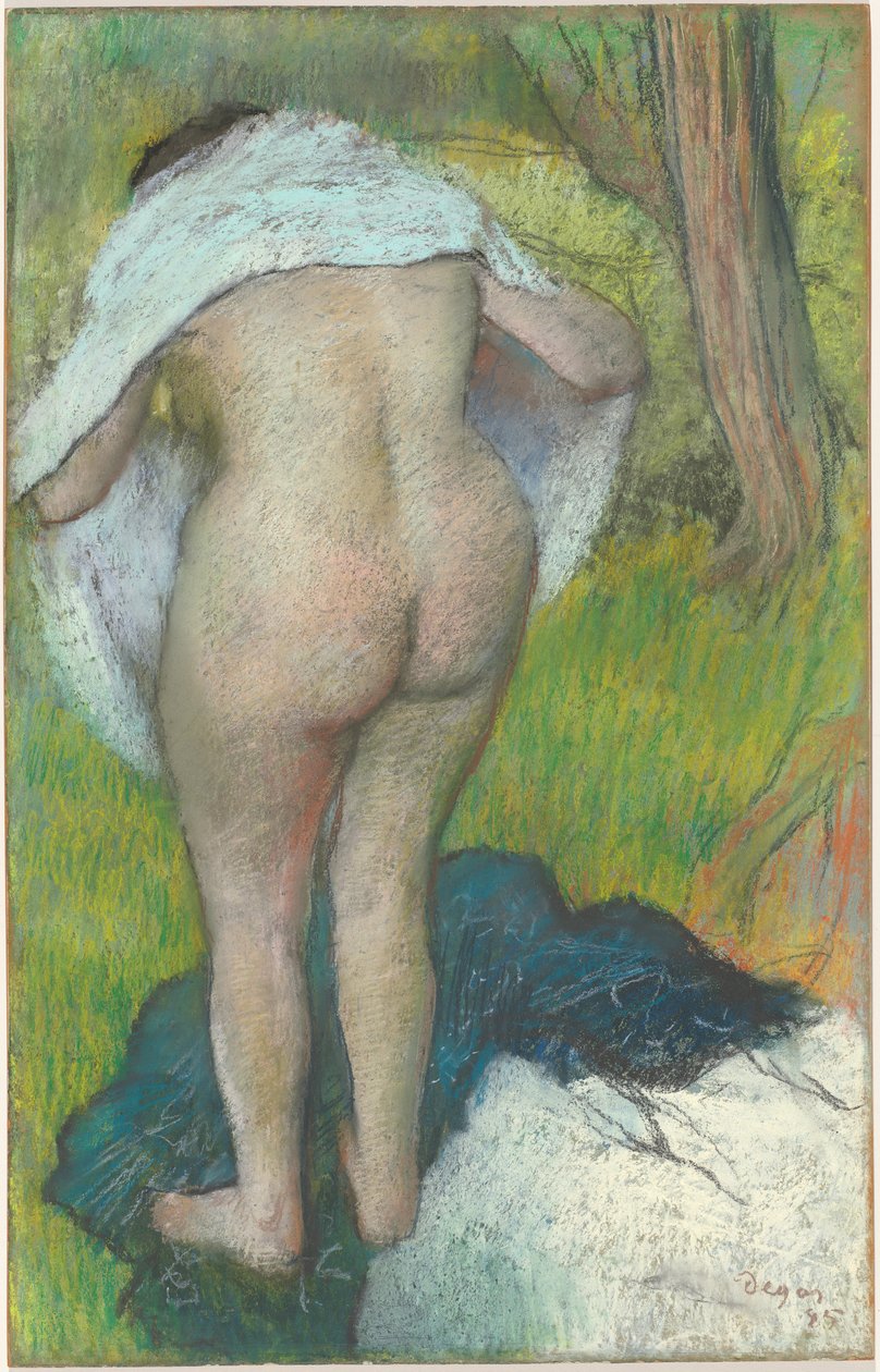 Fille se séchant - Edgar Degas