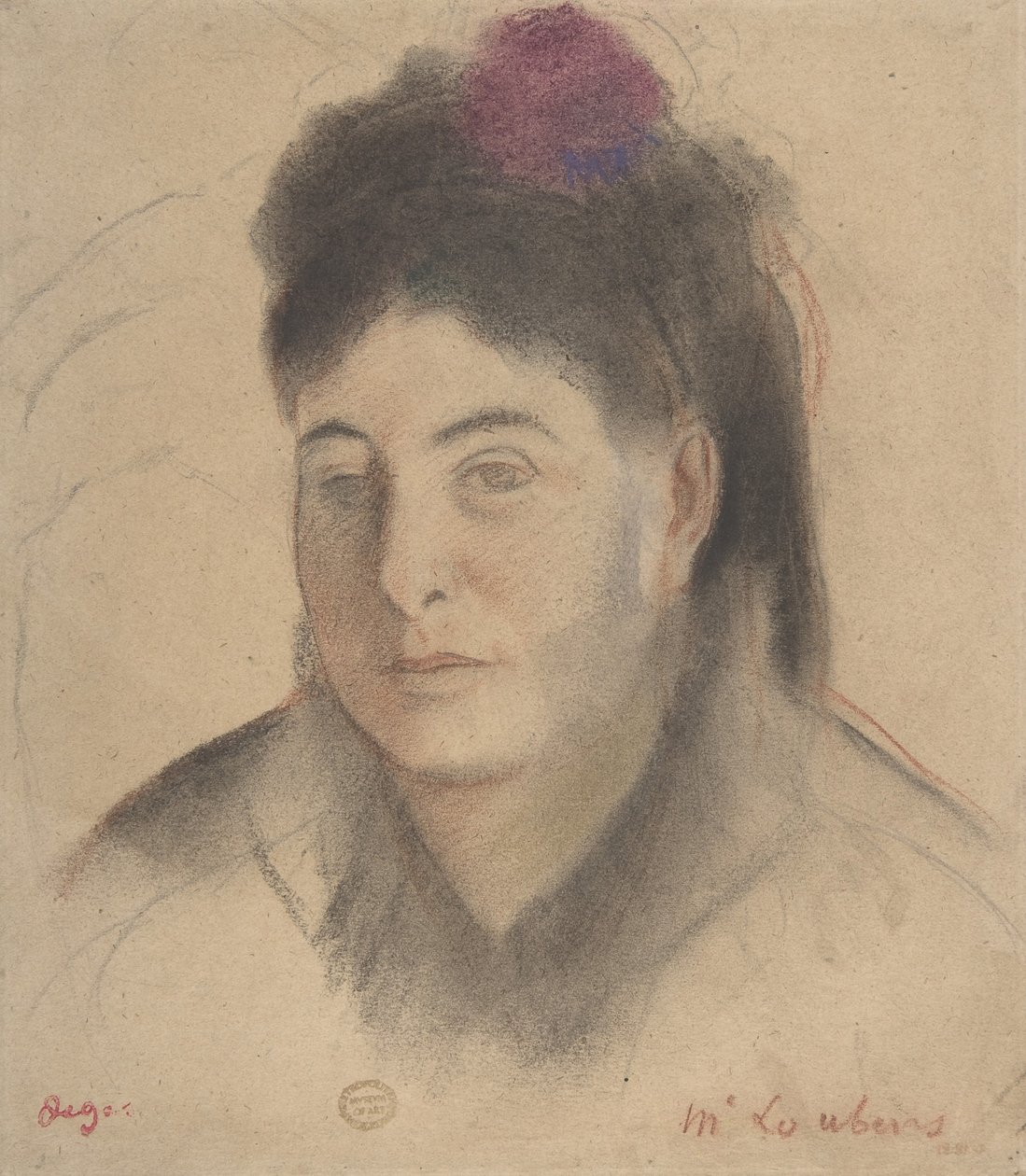 Madame Loubens - Edgar Degas
