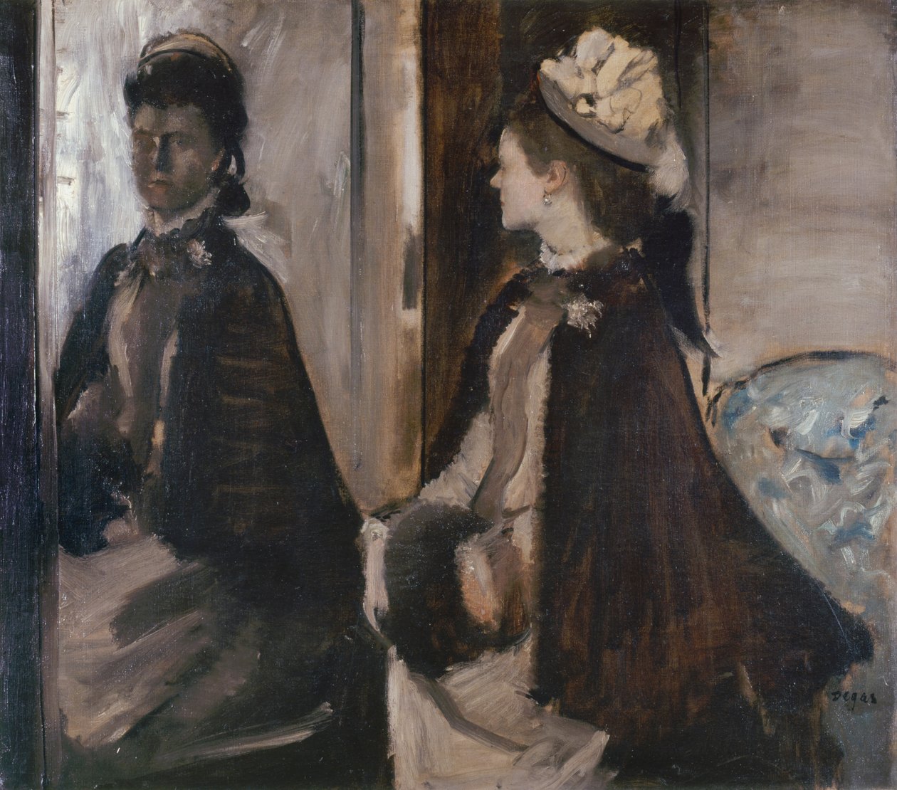 Madame Jeantaud dans le miroir - Edgar Degas