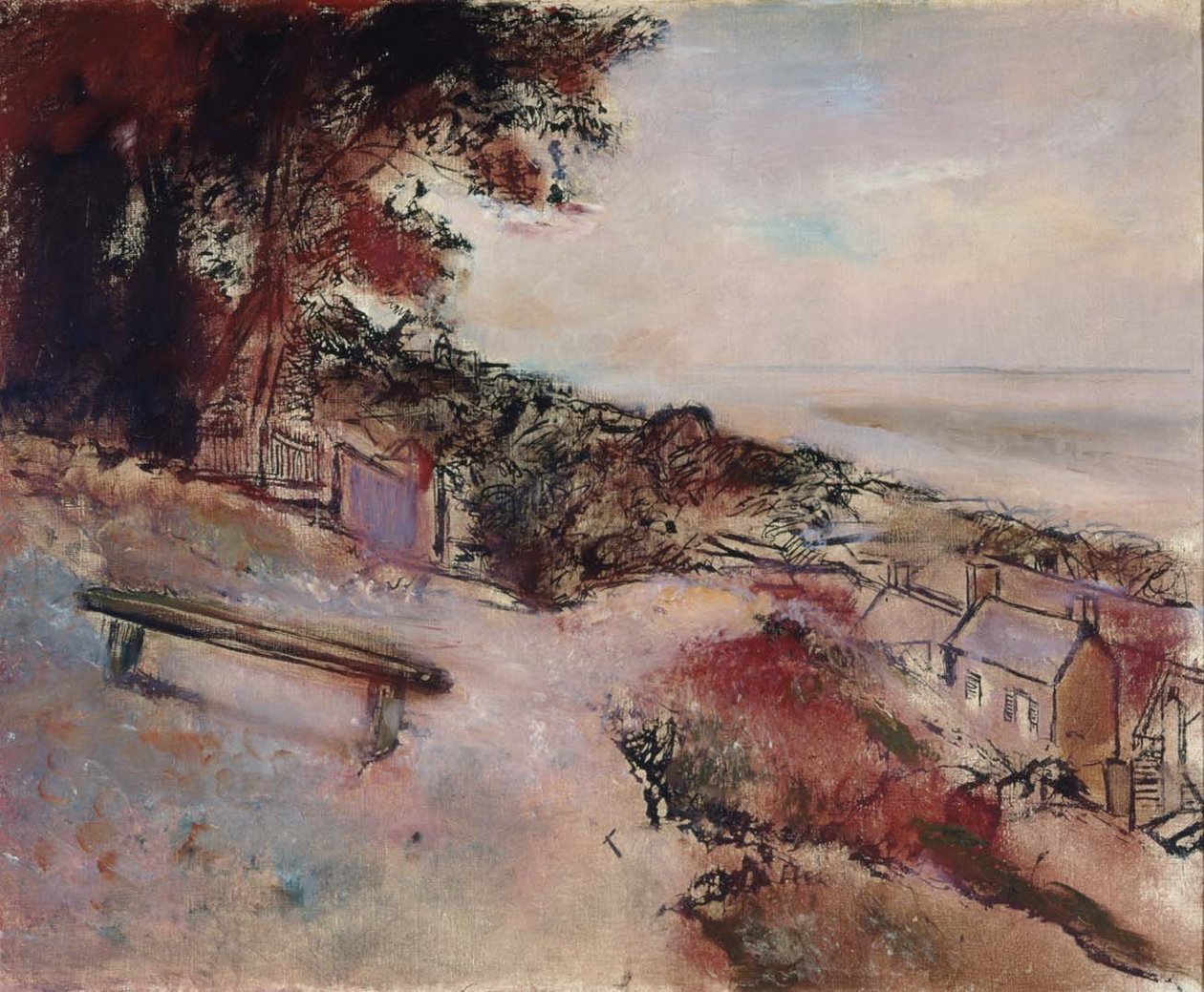 Paysage au bord de la mer - Edgar Degas