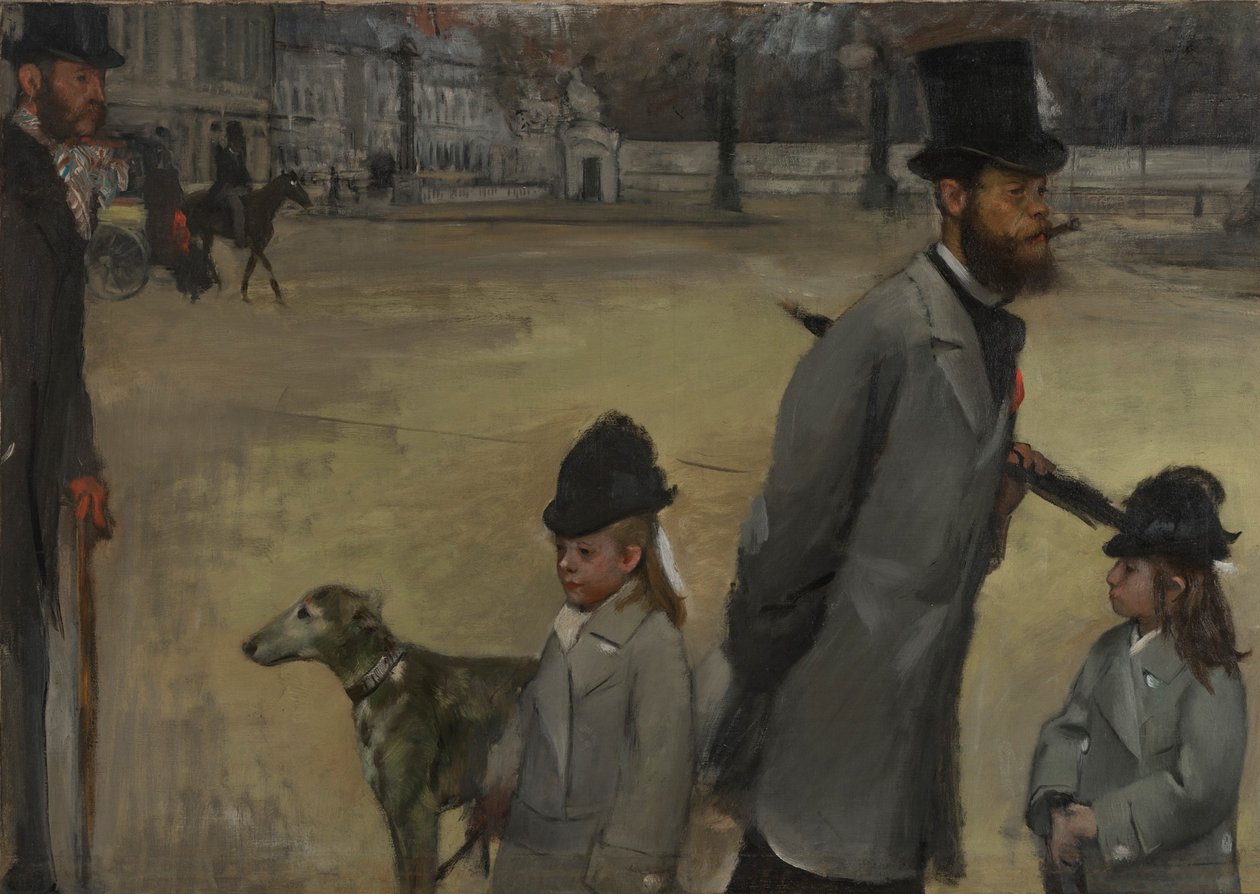 Place de la Concorde, 1875 - Edgar Degas