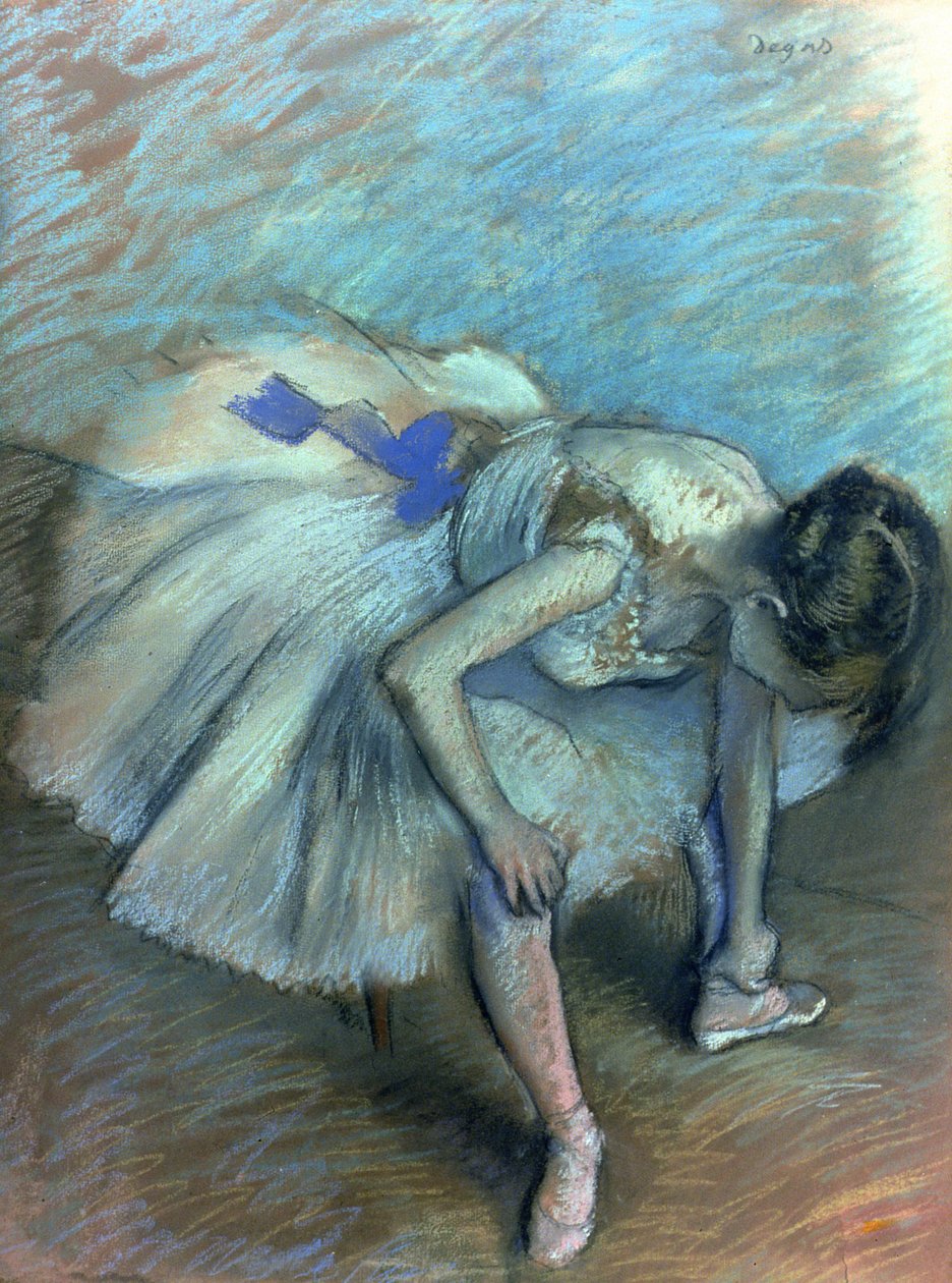 Danseuse assise, c.1881-83 - Edgar Degas