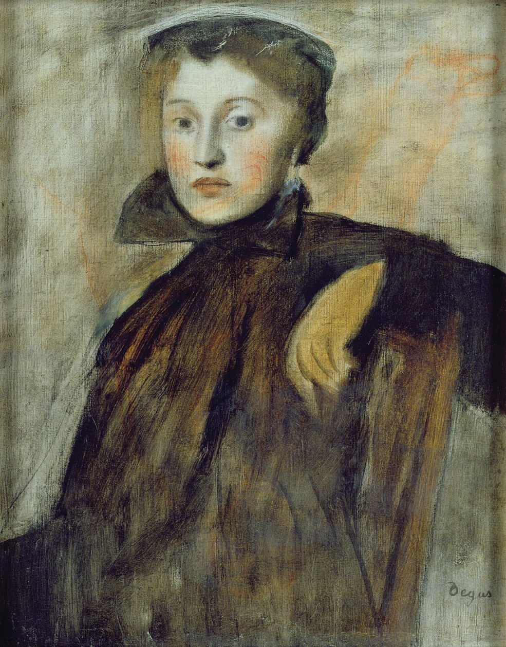 Étude pour un portrait de dame, 1867 - Edgar Degas