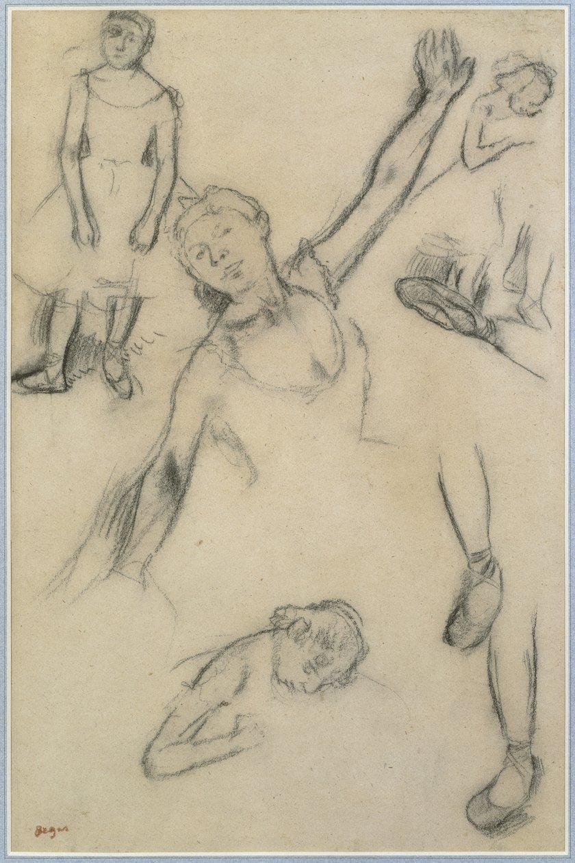 Étude de Danseurs - Edgar Degas