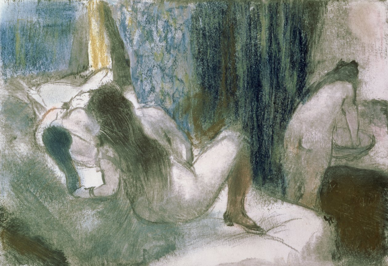 Le bordel, c.1879 - Edgar Degas