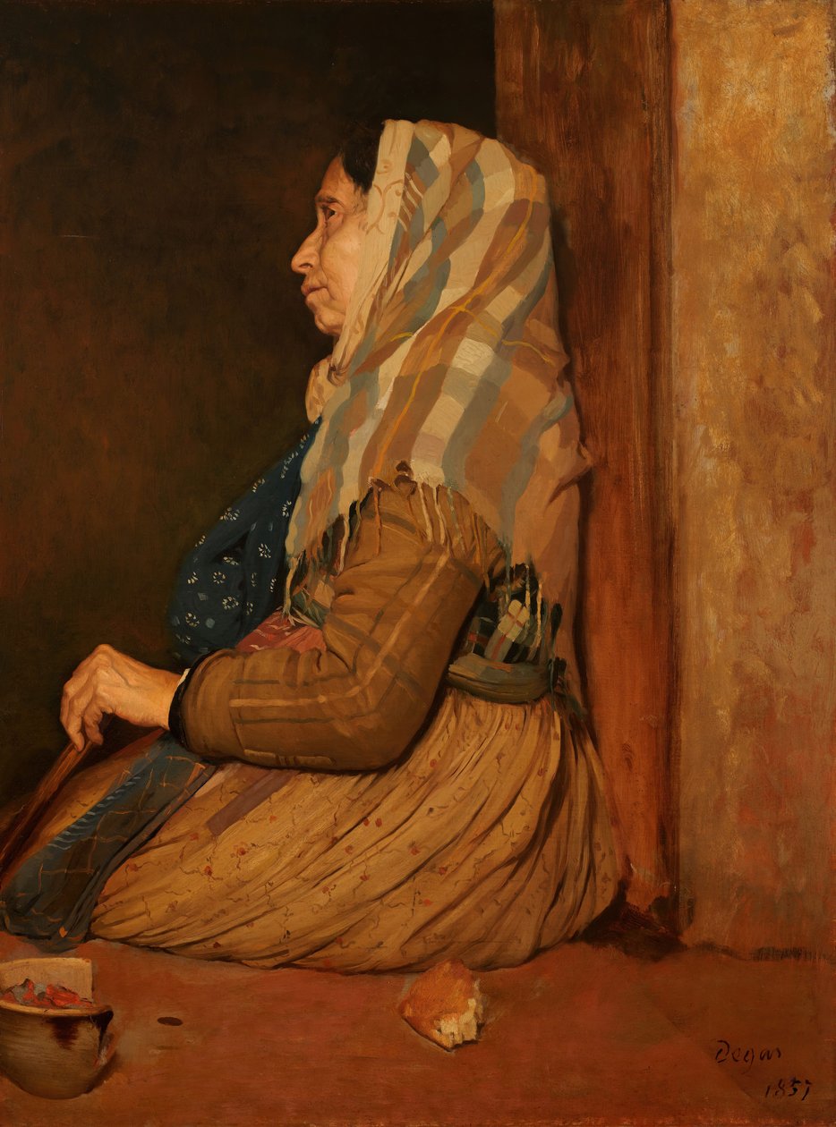 Une mendiante romaine, 1857 - Edgar Degas