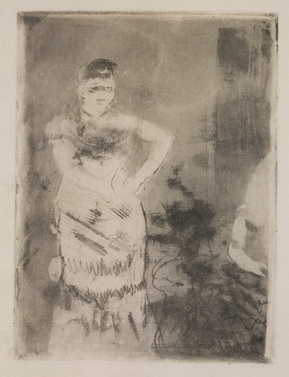 Un chanteur - Edgar Degas